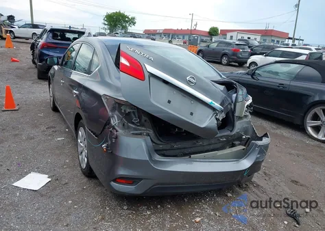 2018 Nissan Sentra S из США, поврежденный, VIN 3N1AB7APXJY338583